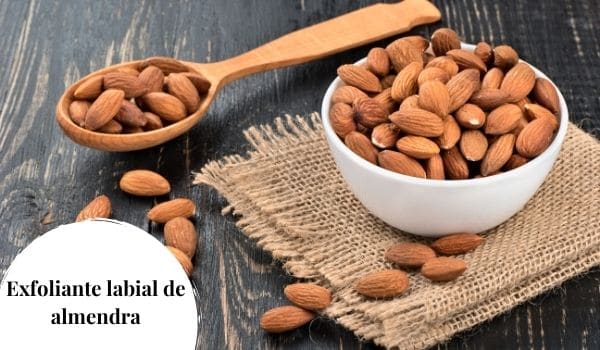Exfoliante labial de almendra