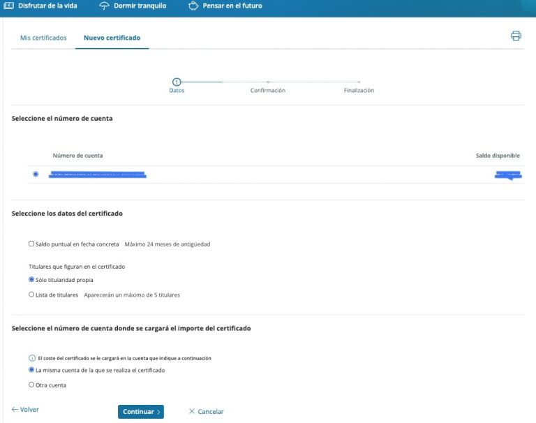 ¿Cómo pedir el certificado de titularidad bancaria la Caixa?
